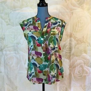 The Limited modern botanical print top size S